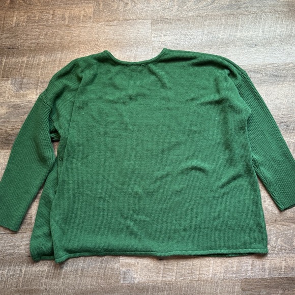 Woman Within Ugly Christmas Grandma Sweater Plus Size Long Sleeve Size 3X Green - Picture 3 of 9